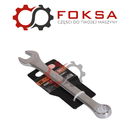 Klucz płasko-oczkowy 14 mm / TEGER