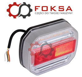 Tylna lampa zespolona LED z dynamicznym kierunkowskazem - lewa