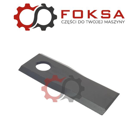 Nożyk kosiarki rotacyjnej - lewy