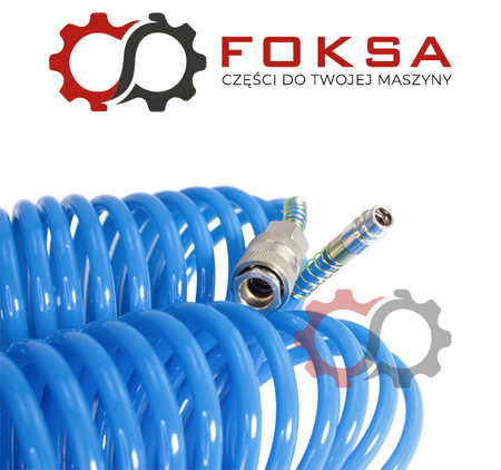 Wąż przewód spiralny (spirala) 15m do kompresora