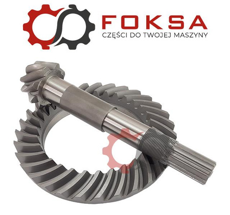 Wałek ataku z kołem talerzowym