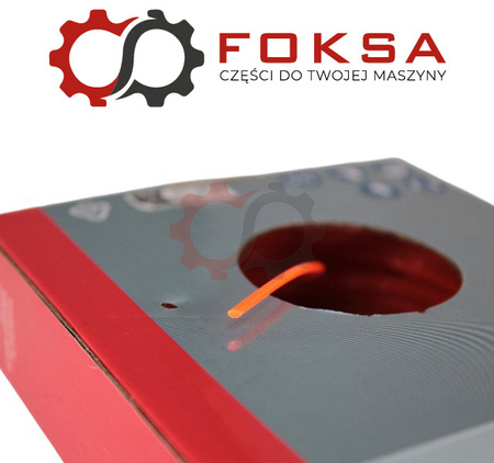 Żyłka podkaszarki 2,0 x 15m okrągła - pomarańczowa