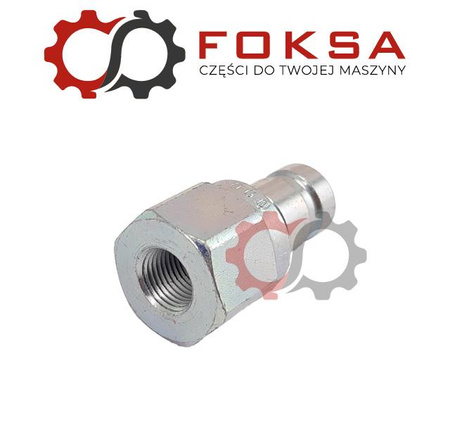 Szybkozłącze hydrauliczne wtyczka - niekapka Faster