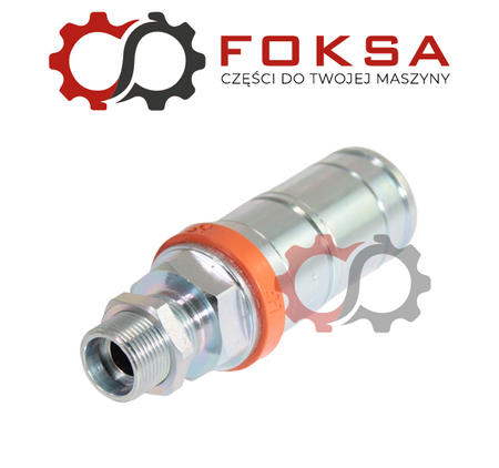 Szybkozłącze hydrauliczne gniazdo FASTER z nakrętką kontrującą