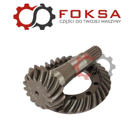 Wałek ataku z kołem talerzowym