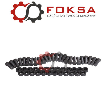 Śruba płużna z nakrętką