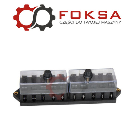 Skrzynka bezpieczników - 10 płaskie