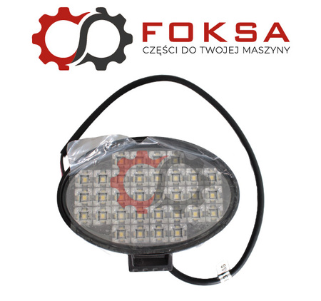 Lampa robocza 32LED OSRAM, 5700K, 2560lm  - elipsa