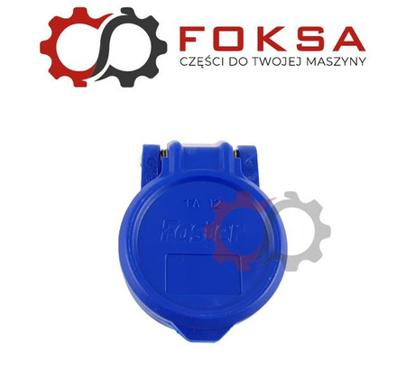 Pokrywa gniazda hydraulicznego z dekielkiem - niebieska FASTER