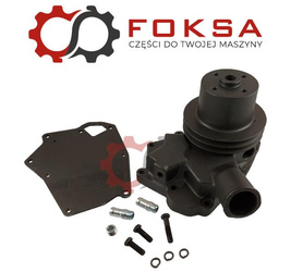 Pompa wody z kołem pasowym na dwa paski