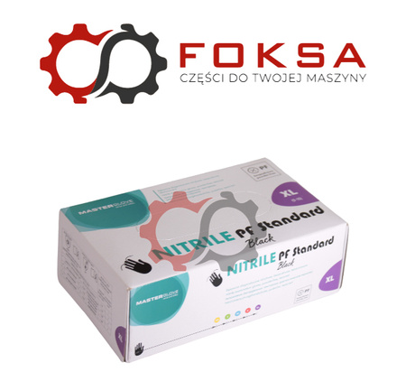 Rękawice nitrylowe diagnostyczne rozm. XL