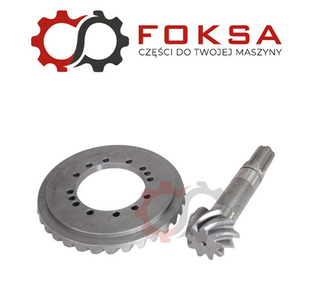 Wałek ataku z kołem talerzowym