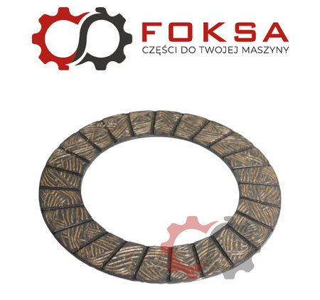 Okładzina sprzęgłowa bez otworów