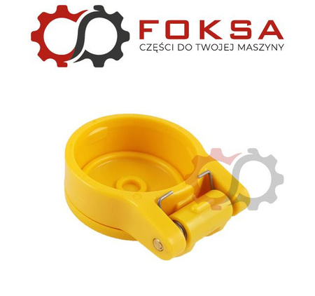 Pokrywa gniazda hydraulicznego z dekielkiem - zółta FASTER