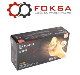 Rękawice nitrylowe Mercator GoGrip pomarańczowe rozm. L - 50szt