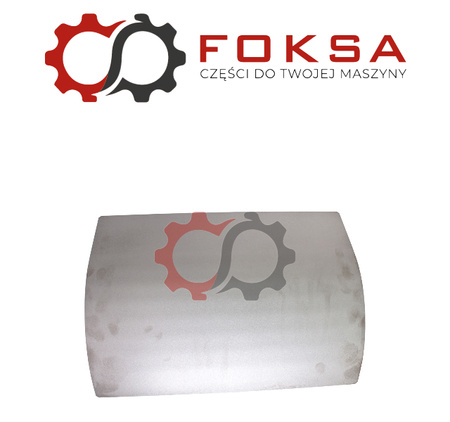 Blacha wyrzutu wentylatora sieczkarnii