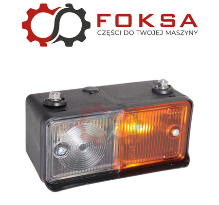 Lampa z kierunkowskazem przednia na błotnik Prawa