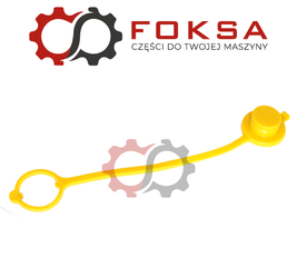 Pokrywa gniazda hydraulicznego / Osłona przeciwkurzowa - żółta