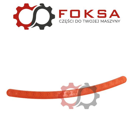 Skala zakresu wysiewu lewa ORG