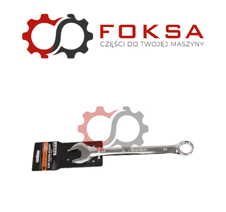 Klucz płasko-oczkowy 23 mm / TEGER