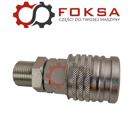 Szybkozłącze hydrauliczne gniazdo EURO M22 - long