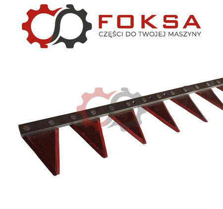 Listwa tnąca kosy do rzepaku