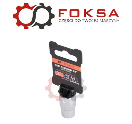 Klucz nasadowy 1/2" sześciokątny 13 mm TEGER