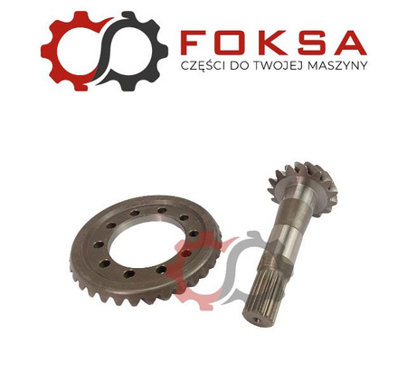 Wałek ataku z kołem talerzowym