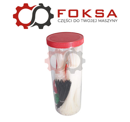 Zestaw opasek zaciskowych kolorowych - trytytki 1500 szt