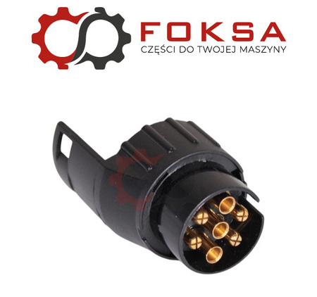 Adapter świateł przyczepy 7-13 biegunowe (plastik) 12V