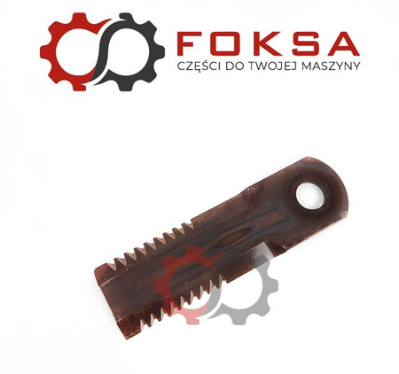 Nóż sieczkarni ruchomy Rasspe - zębaty