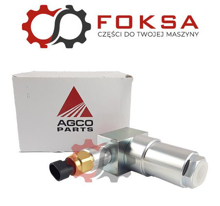 Czujnik przepływu oleju hydraulicznego