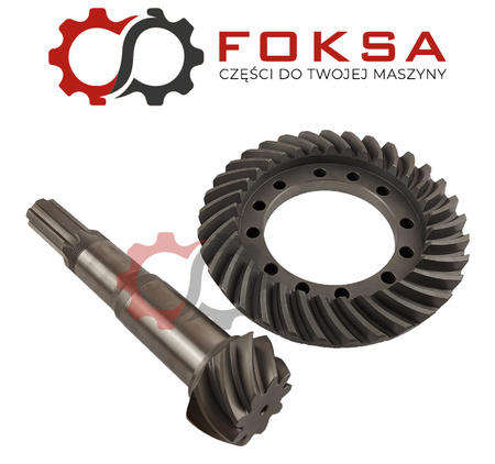 Wałek ataku z kołem talerzowym