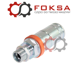 Szybkozłącze hydrauliczne gniazdo FASTER z nakrętką kontrującą