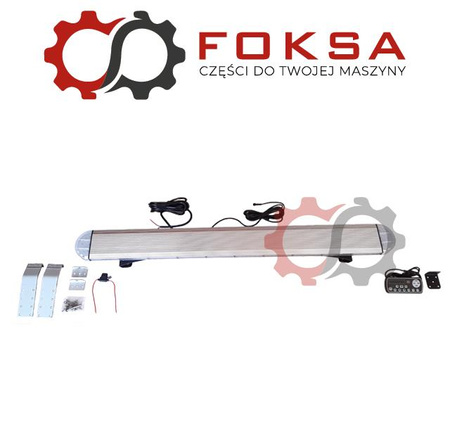 Belka ostrzegawcza 138 LED z panelem sterującym