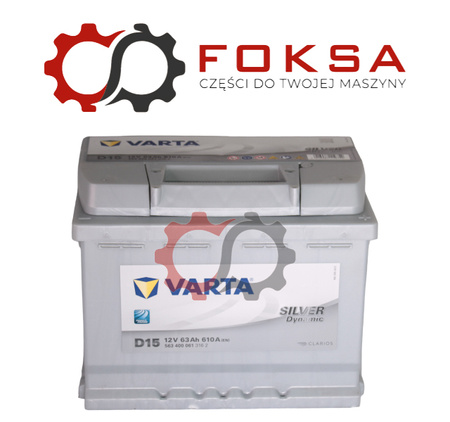 Akumulator rozruchowy VARTA P+ D15 SILVER DYNAMIC