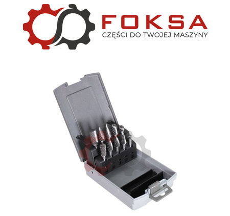 Zestaw frezów z węglikiem wolframu do stali 10szt