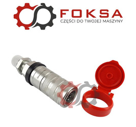 Szybkozłącze hydrauliczne gniazdo z nakrętką kontrującą