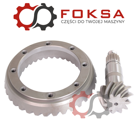 Wałek atakujący z kołem talerzowym