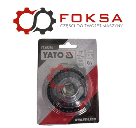 Klucz do filtrów łańcuchowy 70-170mm YATO