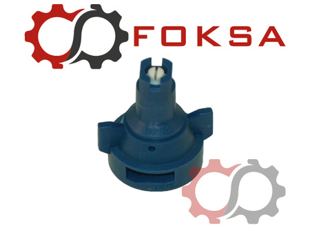 TeeJet Rozpylacz / Dysza płaskostrumieniowa z klapką dyszy AIC 110°, niebieska, ceramika