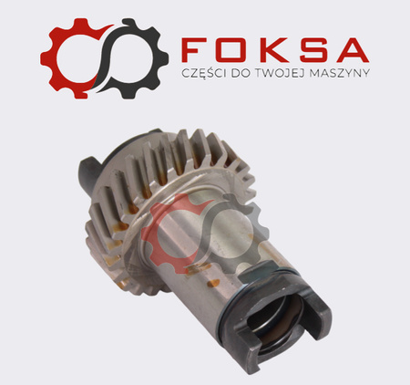 Wałek zębaty pompy hydraulicznej