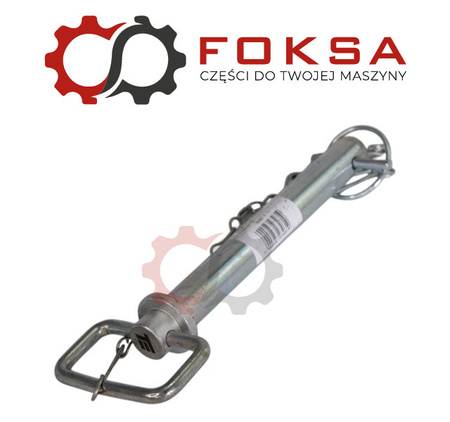 Sworzeń zaczepu z zawleczką i łańcuchem