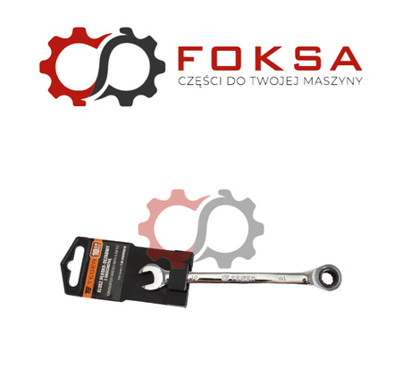 Klucz płasko-oczkowy z grzechotką 10 mm / TEGER