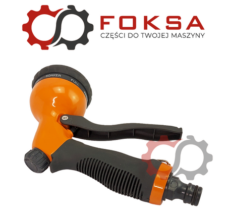 Pistolet ogrodowy do podlewania - 8 funkcji - metalowy