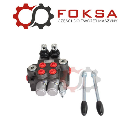 Rozdzielacz hydrauliczny dwusekcyjny PQ