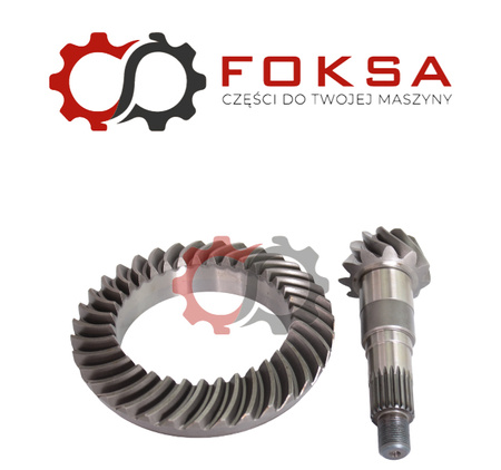 Wałek ataku z kołem talerzowym