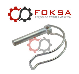 Zawleczka rurkowa 11x60mm - max. średnica rury 58mm