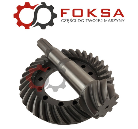 Wałek ataku z kołem talerzowym