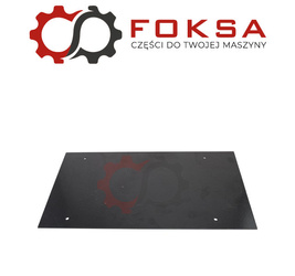 Blacha ścieralna komina wyrzutowego / Osłona rury